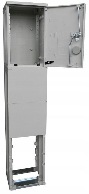 Meter cabinet, fuse box, distribution box, construction site power empty, lockable SWITCHGEAR