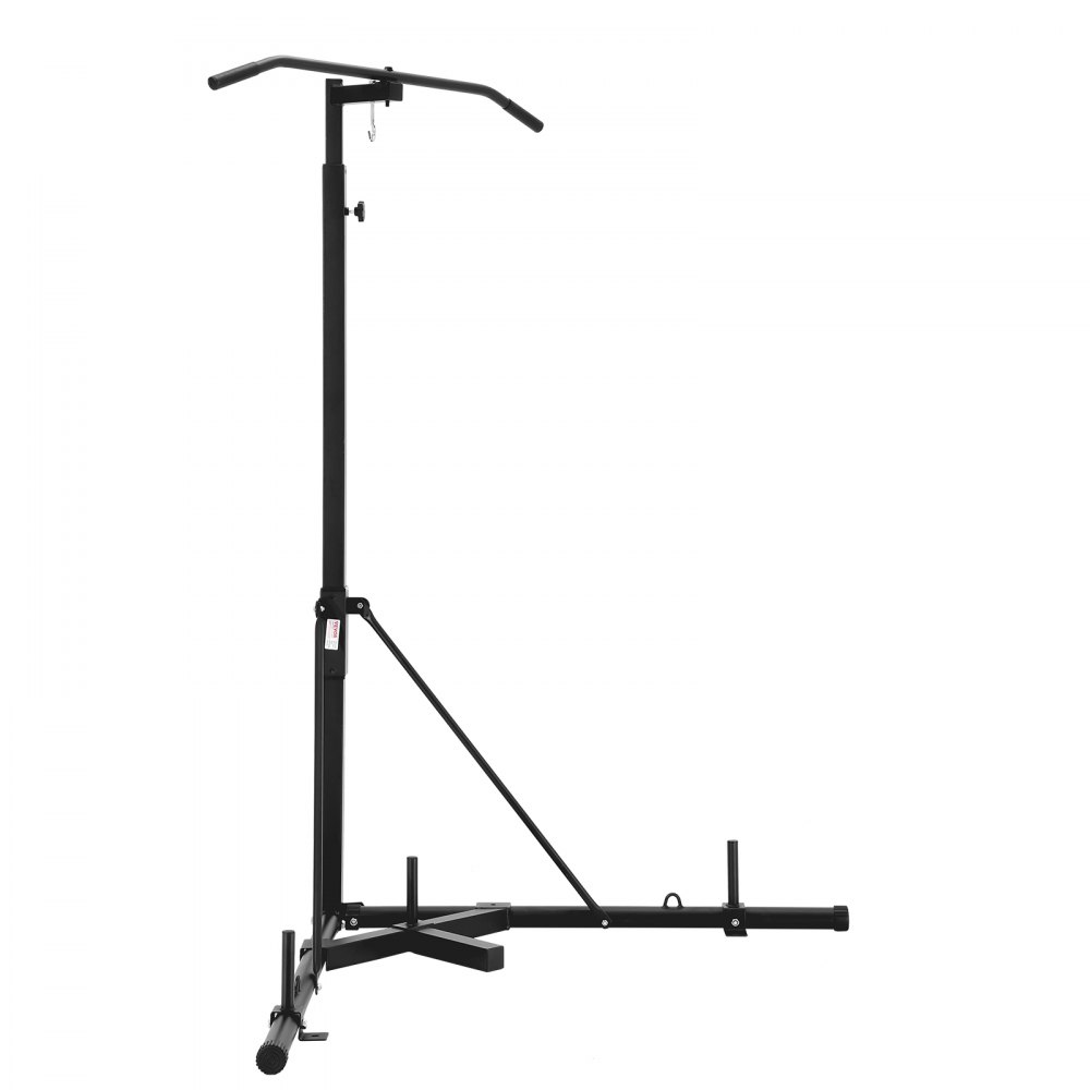 2-in-1 bokszakstandaard trainingsapparaat zandzakframe van staal, in hoogte verstelbare bokszakhouder met optrekstang (draagvermogen 65 kg), vrijstaande fitnessapparatuur voor in de sportschool zwart 2-in-1 bokszakstandaard trainingsapparaat zandzakframe van staal, in hoogte verstelbare bokszakhouder met optrekstang (draagvermogen 65 kg), vrijstaande fitnessapparatuur voor in de sportschool zwart