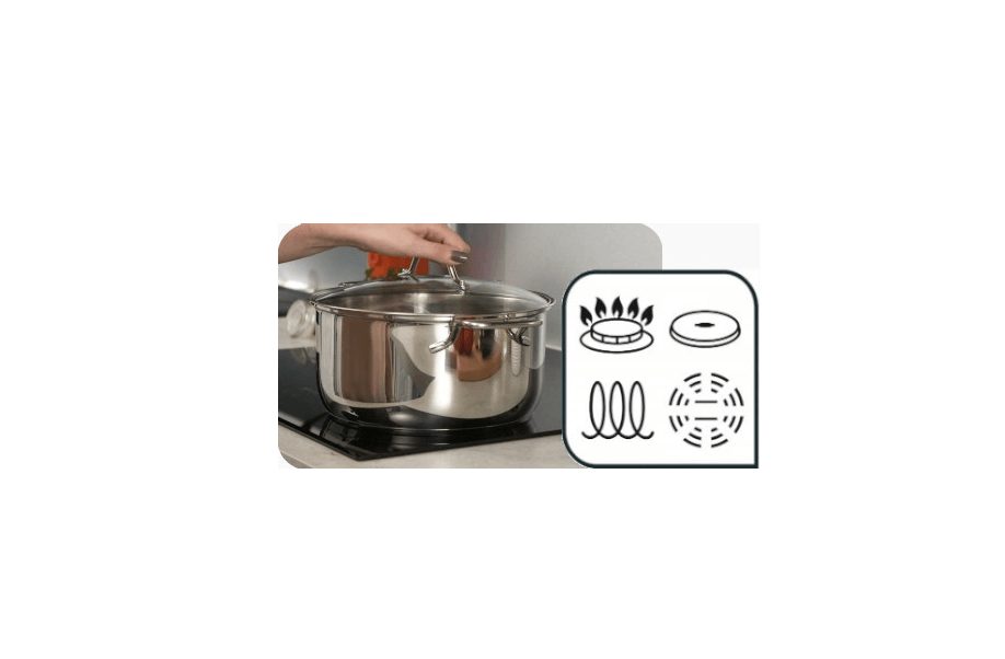 TEFAL INTUITION POT-SET 10-TEILIGES COOKING POT SET INDUCTION COOKING POT SET COOKING SET
