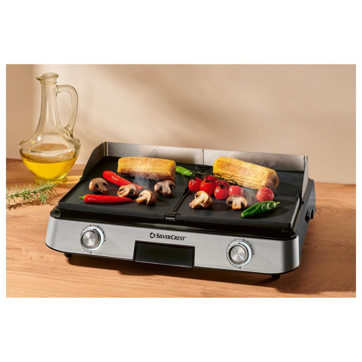 SILVERCREST® Tischgrill »EDS SETG 2000 B1« gut