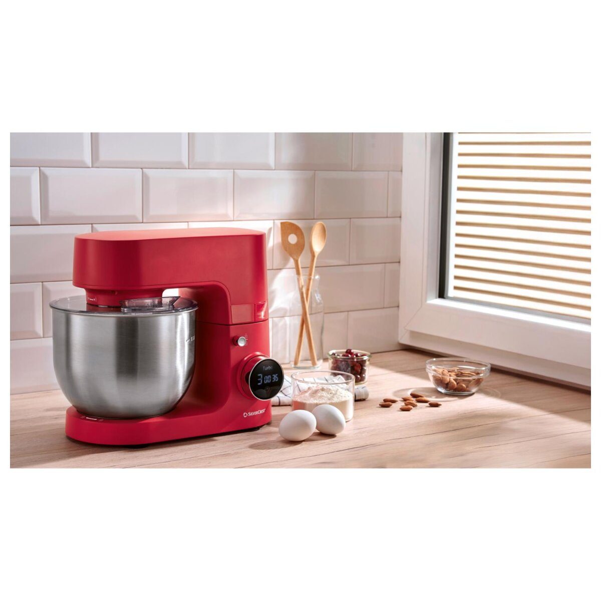 Robot culinaire SILVERCREST® »SKM 600 F1«, rouge