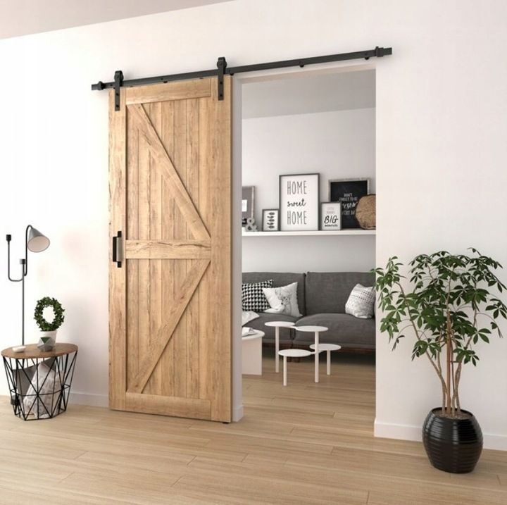 Sliding door system running rail fitting sliding door fitting for sliding doors 2m set