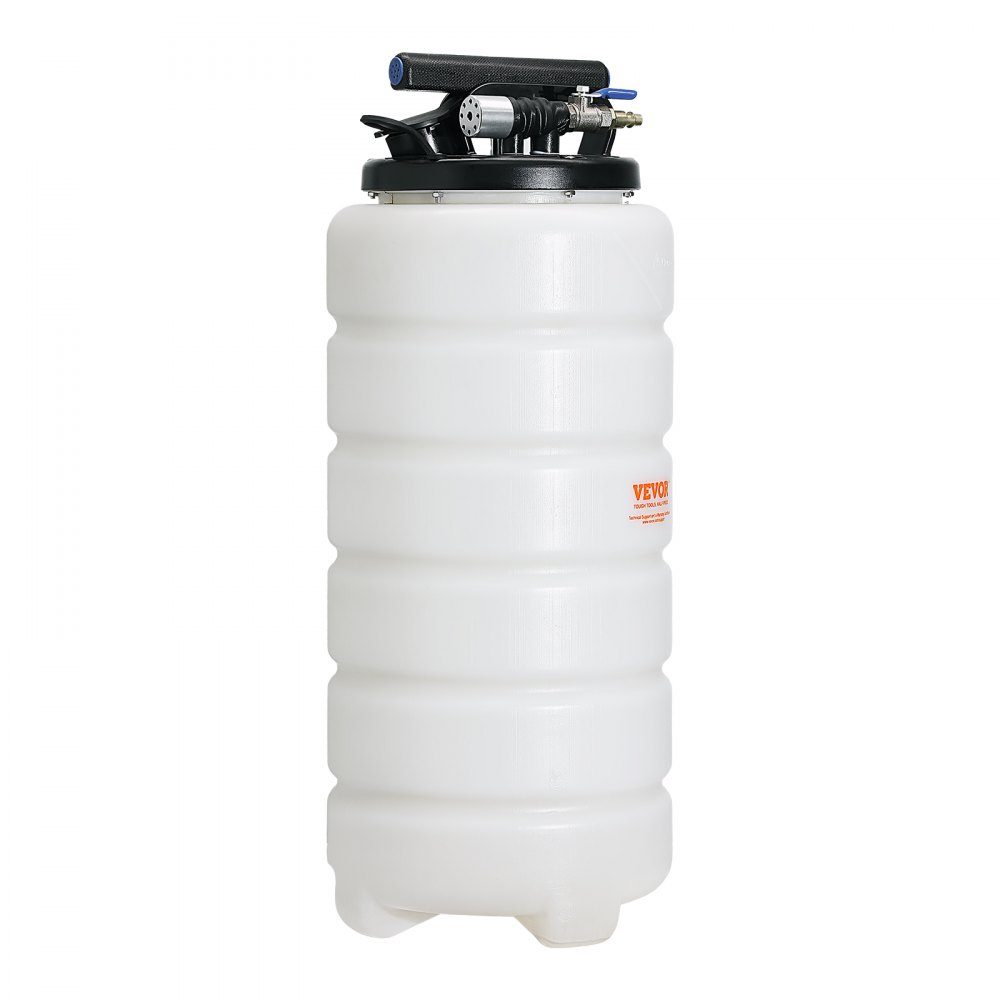 Pompe d'aspiration d'huile 15L Dispositif d'aspiration d'huile pneumatique manuel 0,4-0,8 MPa Pompe de vidange d'huile Pompe d'aspiration de voiture Pompe à main Pompe d'aspiration de liquide Convient pour l'aspiration d'huile moteur, d'huile d'engrenage,