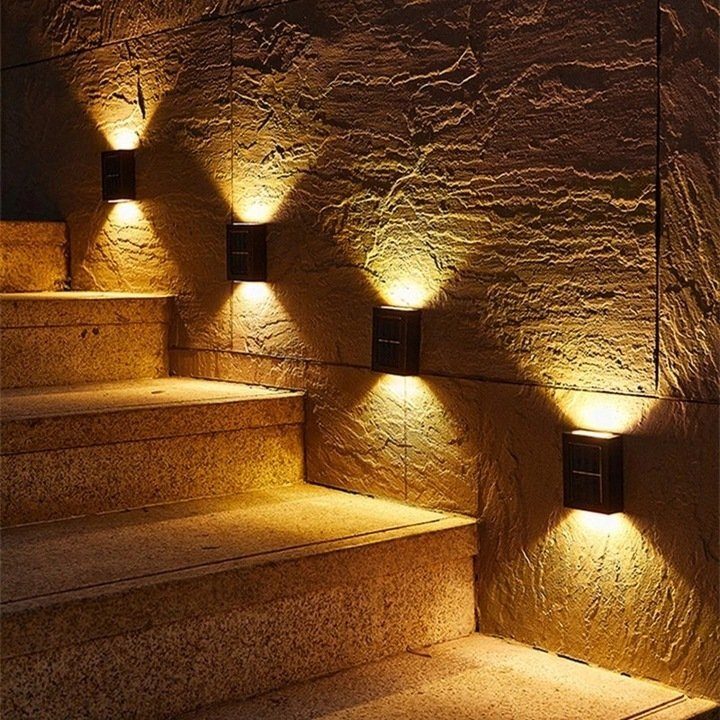 Solar light solar lamp outdoor garden wall light spotlight house
