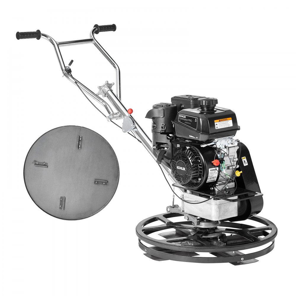 Power Trowel, 24" Hand-Held Cement Trowel with Trowel Pan, 6 HP Gas Powered Surface Trowel for Smooth Concrete Surfaces, Heavy Duty Commercial Screed and Concrete Cement Trowel with Trowel Blade, Orange Power Trowel, 24" Hand-Held Cement Trowel with Trowel Pan, 6 HP Gas Powered Surface Trowel for Smooth Concrete Surfaces, Heavy Duty Commercial Screed and Concrete Cement Trowel with Trowel Blade, Orange