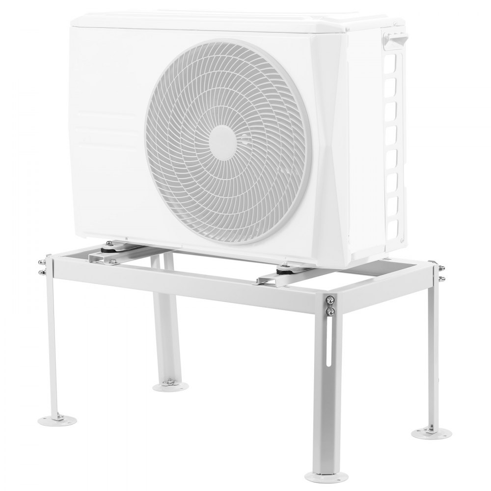 Support de sol pour climatiseur, mini support divisé anti-vibration pour pompes à chaleur de climatiseur sans conduit de 9 000 à 24 000 BTU, support de base AC pour montage au sol avec max. Capacité de charge de 200 kg Support de sol pour climatiseur, mini support divisé anti-vibration pour pompes à chaleur de climatiseur sans conduit de 9 000 à 24 000 BTU, support de base AC pour montage au sol avec max. Capacité de charge de 200 kg