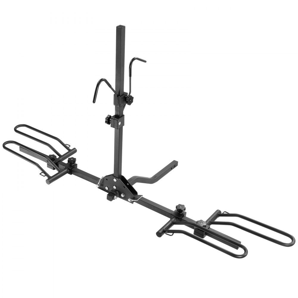 Tow Hitch Bike Rack, 2 Bike Platform Style, 36kg Load Capacity, Bike Rack Hitch for 31.75/50.8mm Receiver, Foldable Bike Rack for Car, SUV, Truck etc