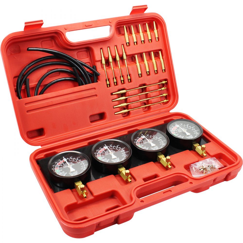 Ergaser Synchronizer Fuel Vacuum Carburetor B100132, Synchronous Carburetor Pressure Gauges 50 x 30 x 15 cm, Synchronous Carburetor Synchronizer Set, Fuel Vacuum Carburettor