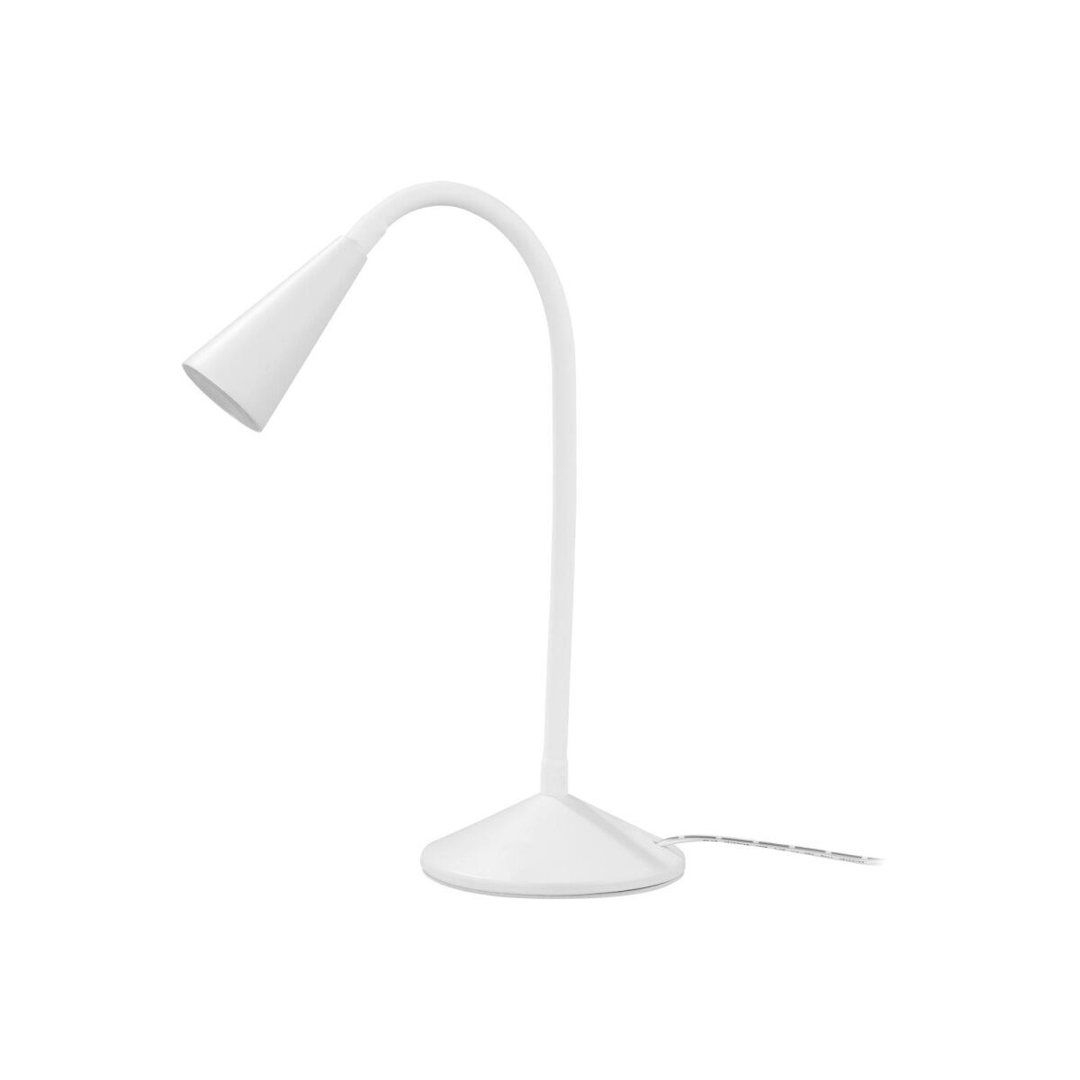 LIVARNO home LED tafellamp, met flexibele metalen hals (wit)