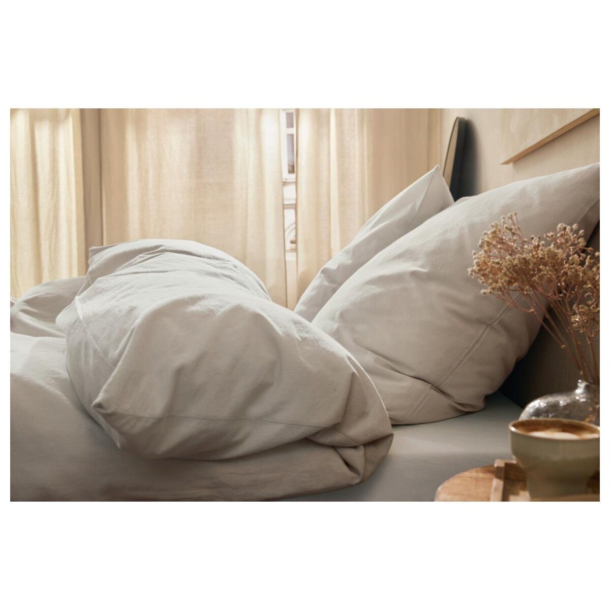 LIVARNO Linge de maison linge de lit, 140 x 200 cm, sable