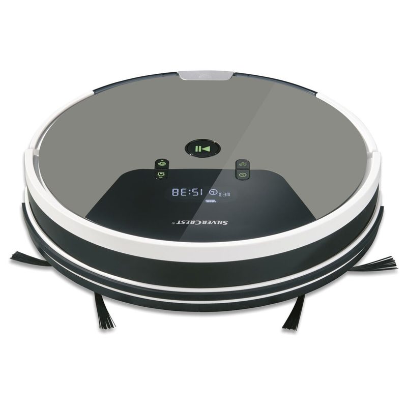 SILVERCREST® robot vacuum cleaner “SSRA1” can be controlled via app, 5 cleaning modes used