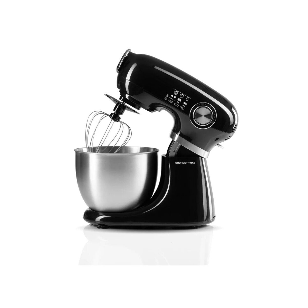 GOURMETMAXX Küchenmaschine 1000 W schwarz