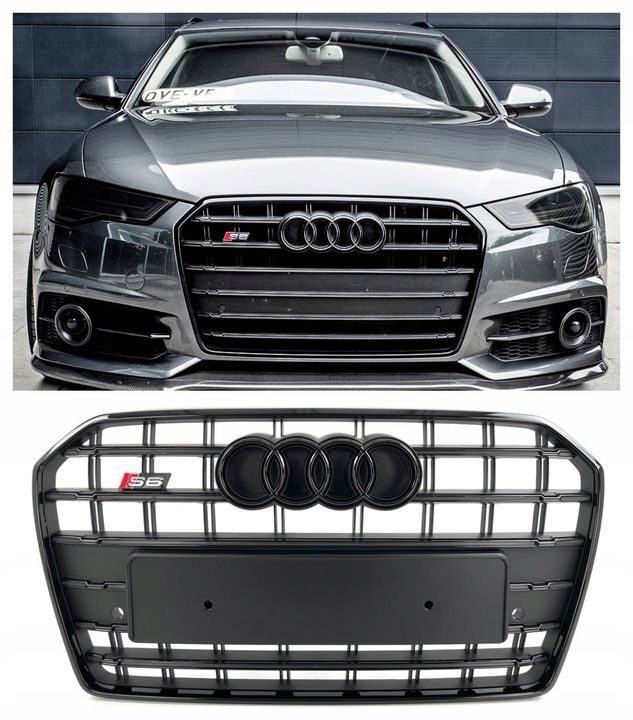 GRILL AUDI S6 A6 C7 LIFT S-LINE SHADOW LINE 4G0853653M 2014-2017