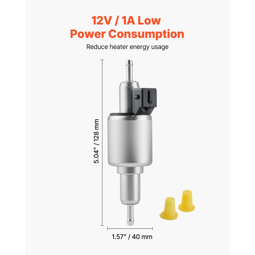 Dieselverwarmer Brandstofpomp 12/24V DC Autoluchtverwarmer Dieselbrandstofdoseerpomp, 22 tot 32 ml Luchtdieselhulpverwarmingspomp voor 2/5/8 kW dieselverwarmers, stil ontwerp, pulstechnologie Dieselverwarmer Brandstofpomp 12/24V DC Autoluchtverwarmer Dieselbrandstofdoseerpomp, 22 tot 32 ml Luchtdieselhulpverwarmingspomp voor 2/5/8 kW dieselverwarmers, stil ontwerp, pulstechnologie