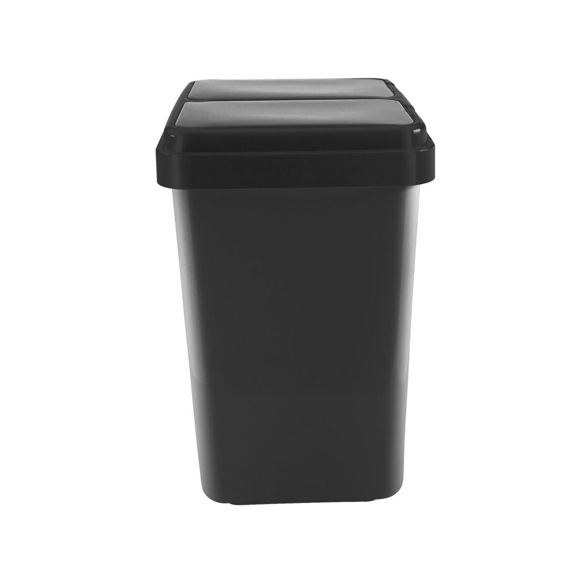 Ribelli Zweimer Duo garbage container with lid, 2 x approx. 25 liters, black