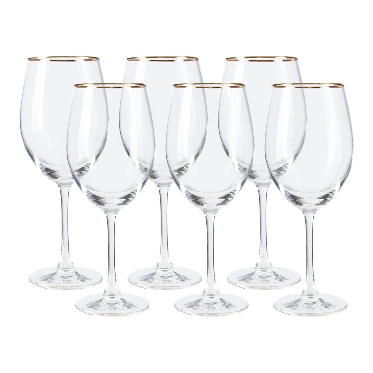 LIVARNO home water/champagne/white wine/red wine glasses, set of 6