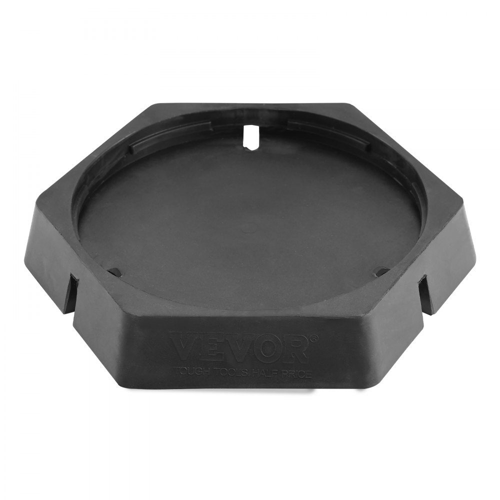 Coussinets de nivellement pour camping-car, coussinets de cric pour camping-car, pieds d'atterrissage ronds de 9 à 9", stabilisateurs de cric fixes, coussinets de cric en caoutchouc, capacité de 5 000 livres par coussinet de cric pour camping-car – Réf. H