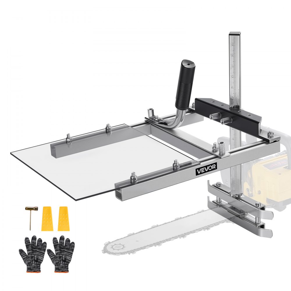 Mobile sawmill for chainsaw, chainsaw mill for 41-51 cm plank milling beam, lumber cross-section guide chainsaw with protective shield, 0.2-11.81 inch cutting thickness Mobile sawmill for chainsaw, chainsaw mill for 41-51 cm plank milling beam, lumber cross-section guide chainsaw with protective shield, 0.2-11.81 inch cutting thickness