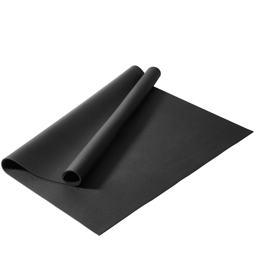 Trainingsmatte, rutschfeste Premium-Yogamatte mit hoher Dichte, Übungs-Yogamatte für Männer und Frauen, Fitness- und Trainingsmatte mit Tasche und Gurt, für alle Arten von Heim-Yoga, Pilates und Bodentraining (2,4 x 1,8 m)