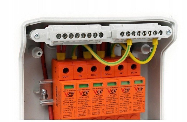 BOÎTE DE CONNEXION SOLAIRE PHOTOVOLTAÏQUE PV DC 2 cordes 1000V