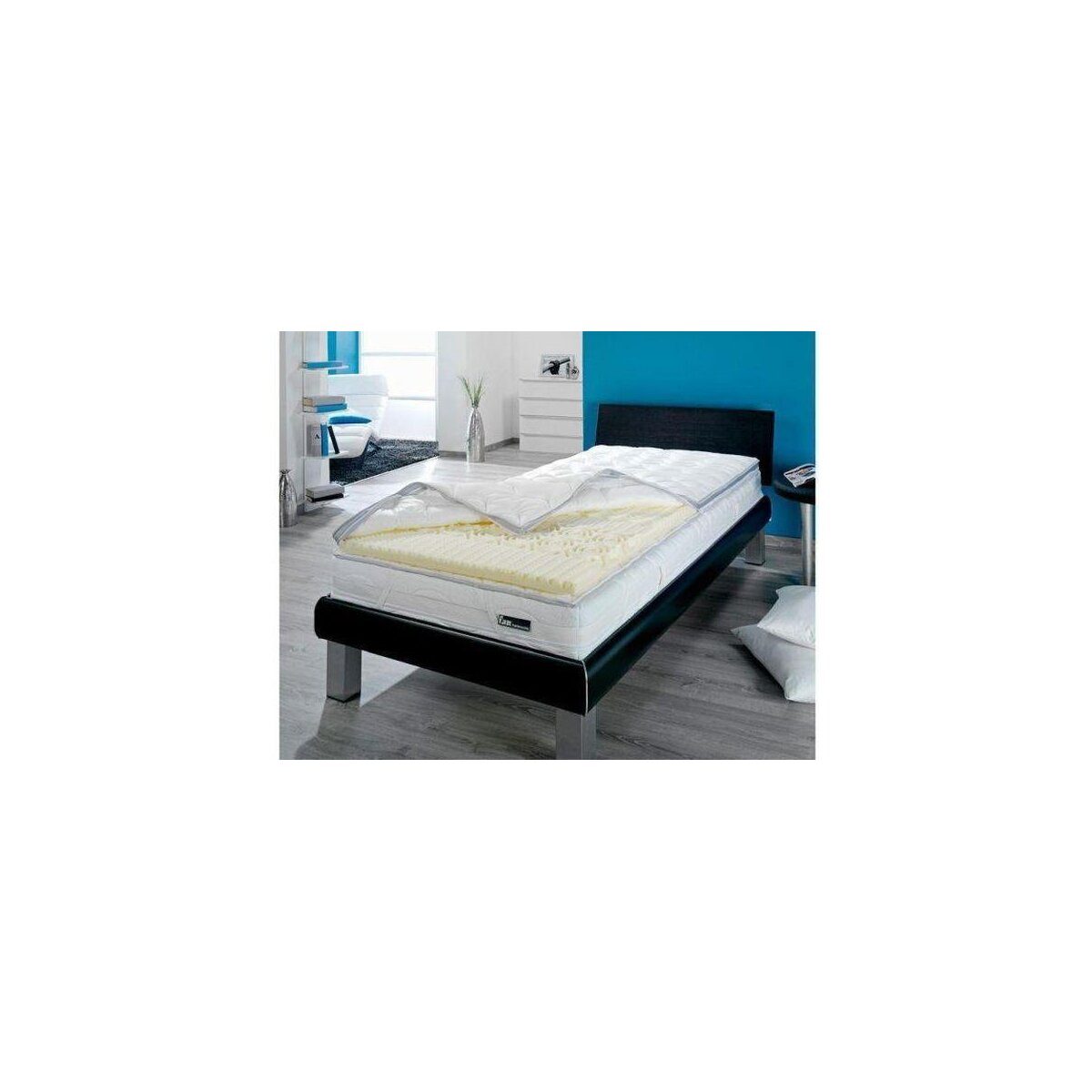 Topper Matratzenauflage Kaltschaum Matratzenauflage XXL Soft Plus 140 x 200 f.a.n.