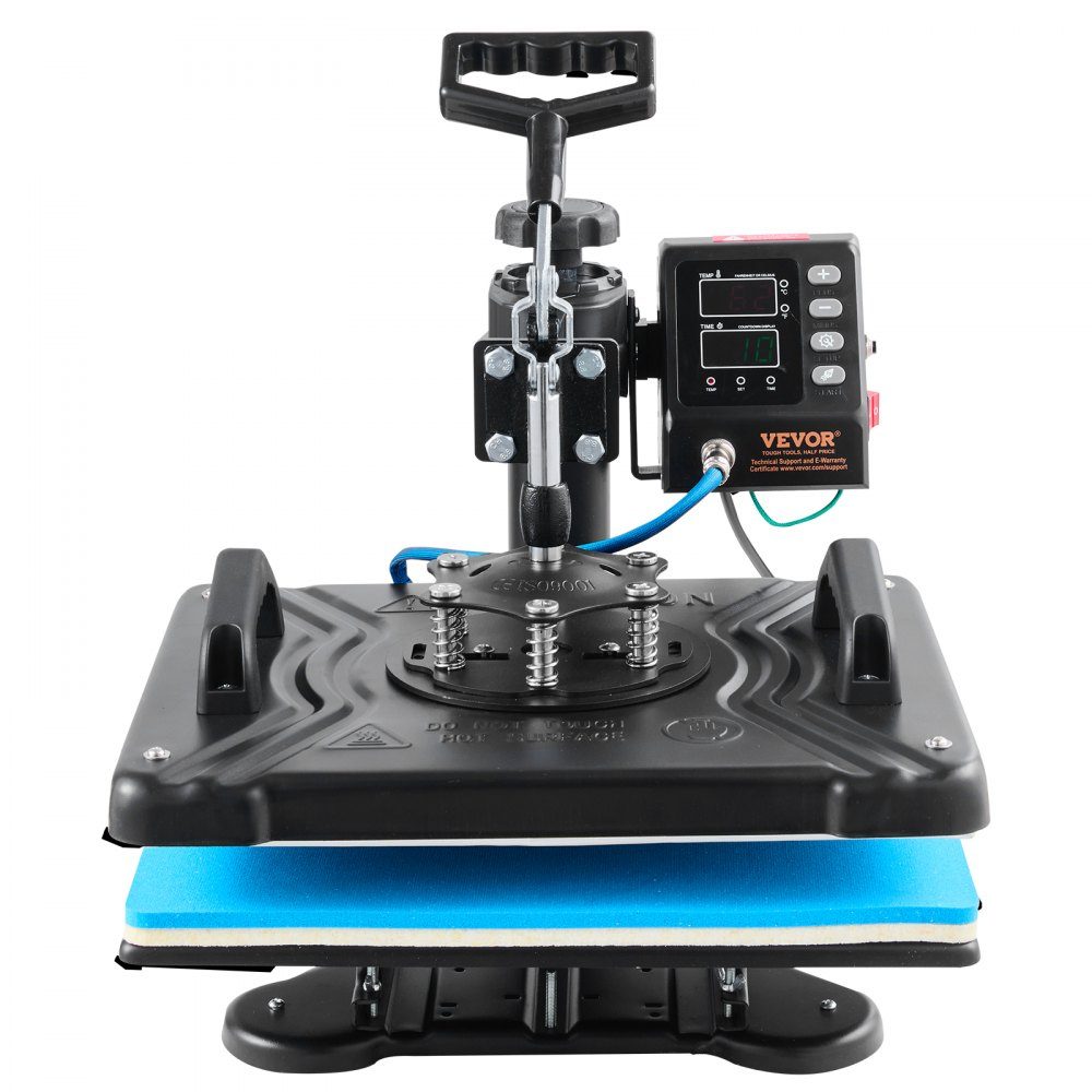 10 in 1 Heat Press 38x30cm Heat Press Black Hot Press Textile Press Multifunction Sublimation T-Shirt Press Mug Press