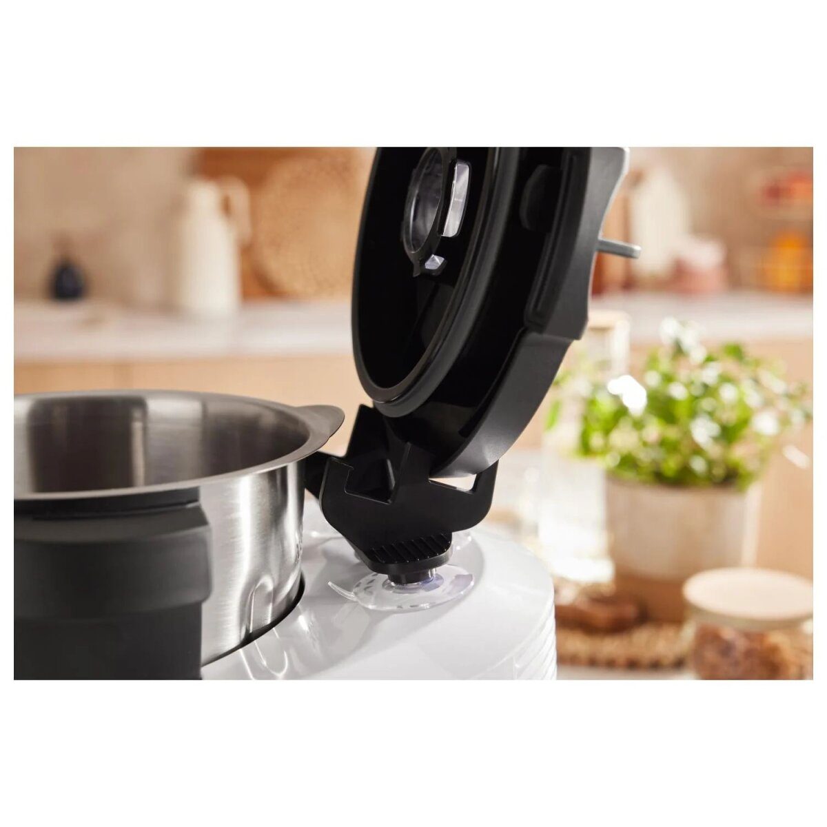 SILVERCREST® KITCHEN TOOLS Rührschüssel-Reduzierer / Dampfentsafter-Einsatz / Deckelhalter für Monsieur Cuisine, BPA-frei