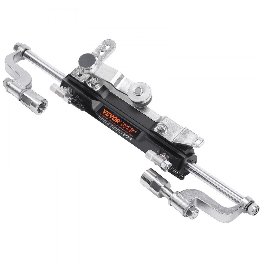 Zestaw hydraulicznego układu kierowniczego do silnika zaburtowego Hydrauliczny układ sterowania łodzią morską o mocy 300 KM z pompą sterującą, dwukierunkowym cylindrem blokującym i hydraulicznym wężem sterującym o długości 8 m do łodzi jednostanowiskowych