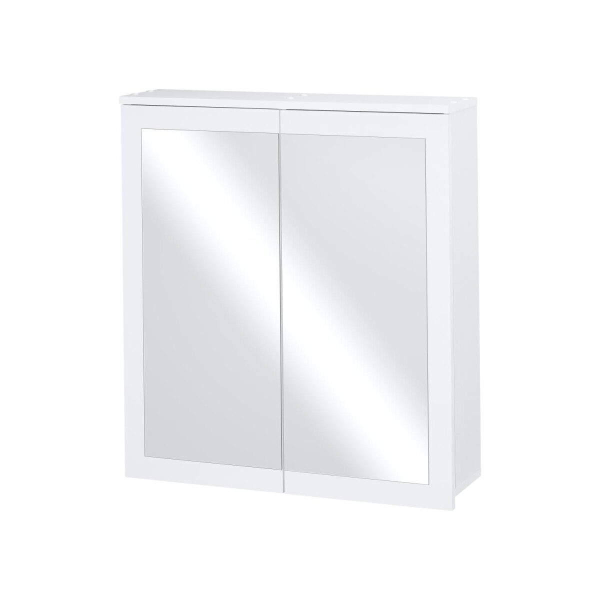 LIVARNO® Spiegelschrank Basel, mit 2 Türen, weiß