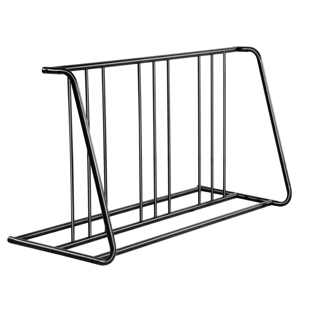 Porte-vélos pour 6 vélos, support de vélo autoportant compatible avec les pneus de 76,2 mm, porte-vélos double face en acier au carbone pour allées, garages et utilisation en intérieur