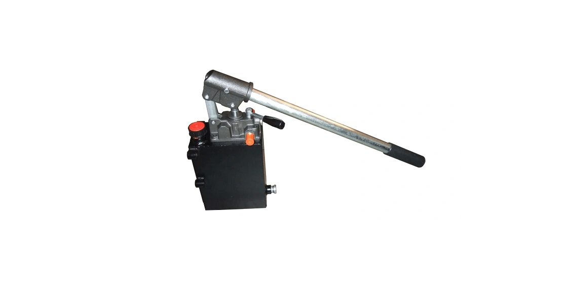 Hydraulische doppeltwirkende Handpumpe mit 10l Tank Komplettset