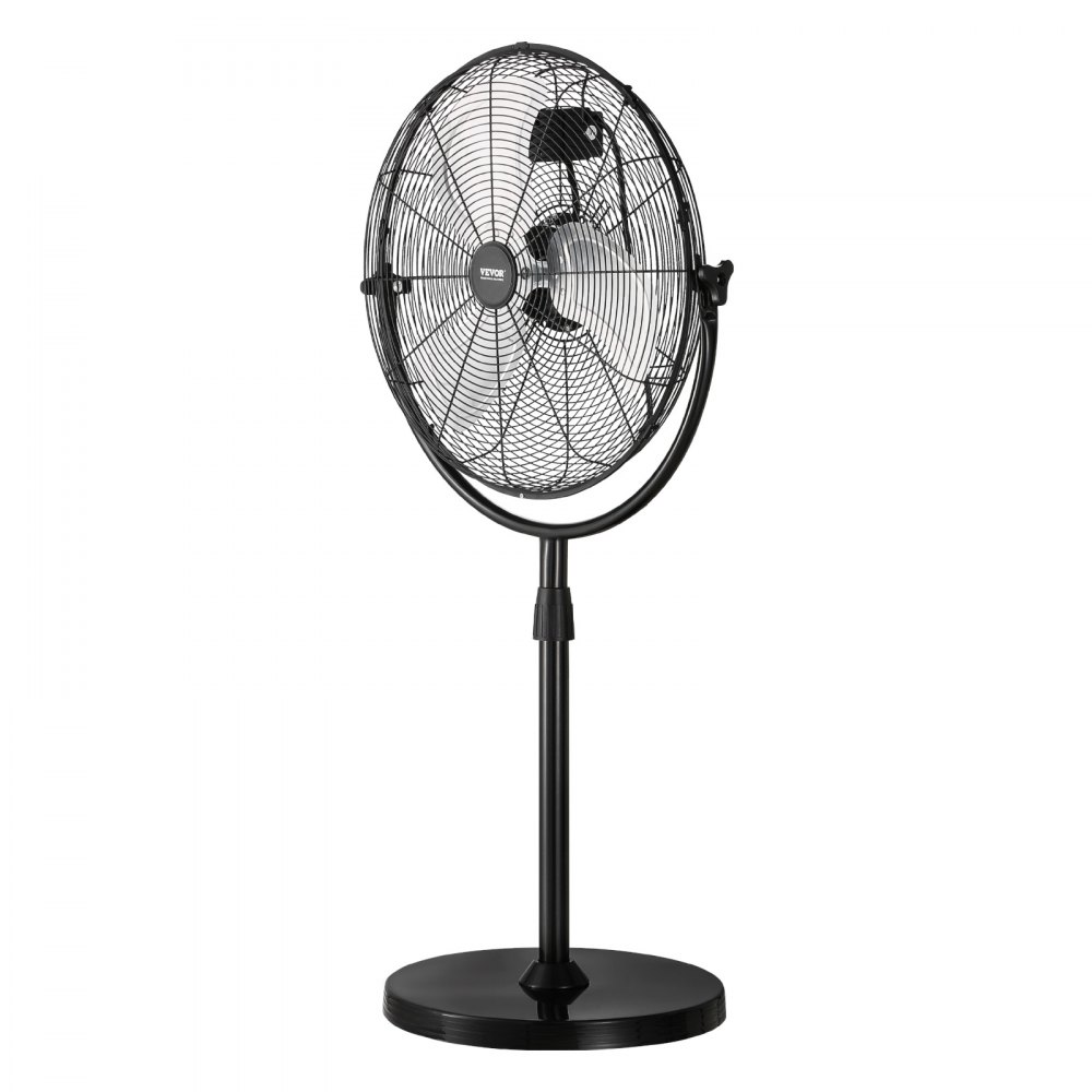 Ventilateur sur pied industriel, ventilateur de 560 mm avec hauteur réglable de 115 à 147 cm, ventilateurs de sol avec 3 vitesses réglables, machine à vent pour salon, maison, bureau, noir Ventilateur sur pied industriel, ventilateur de 560 mm avec hauteur réglable de 115 à 147 cm, ventilateurs de sol avec 3 vitesses réglables, machine à vent pour salon, maison, bureau, noir