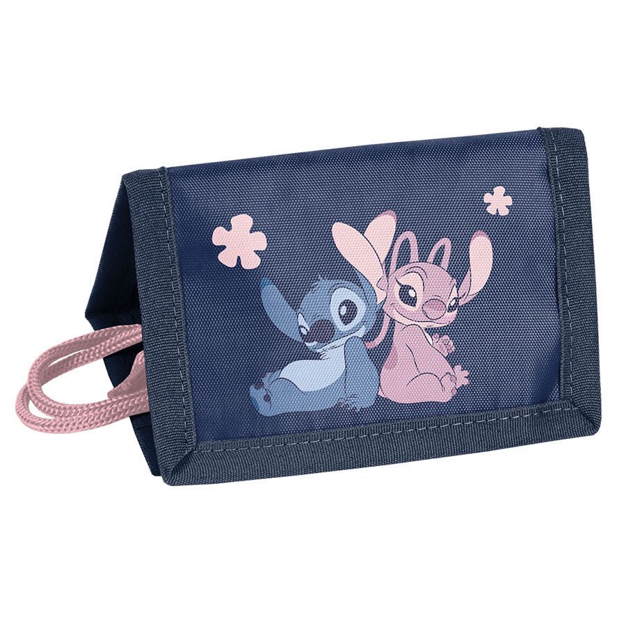 Portfel granatowy Stitch i Angel