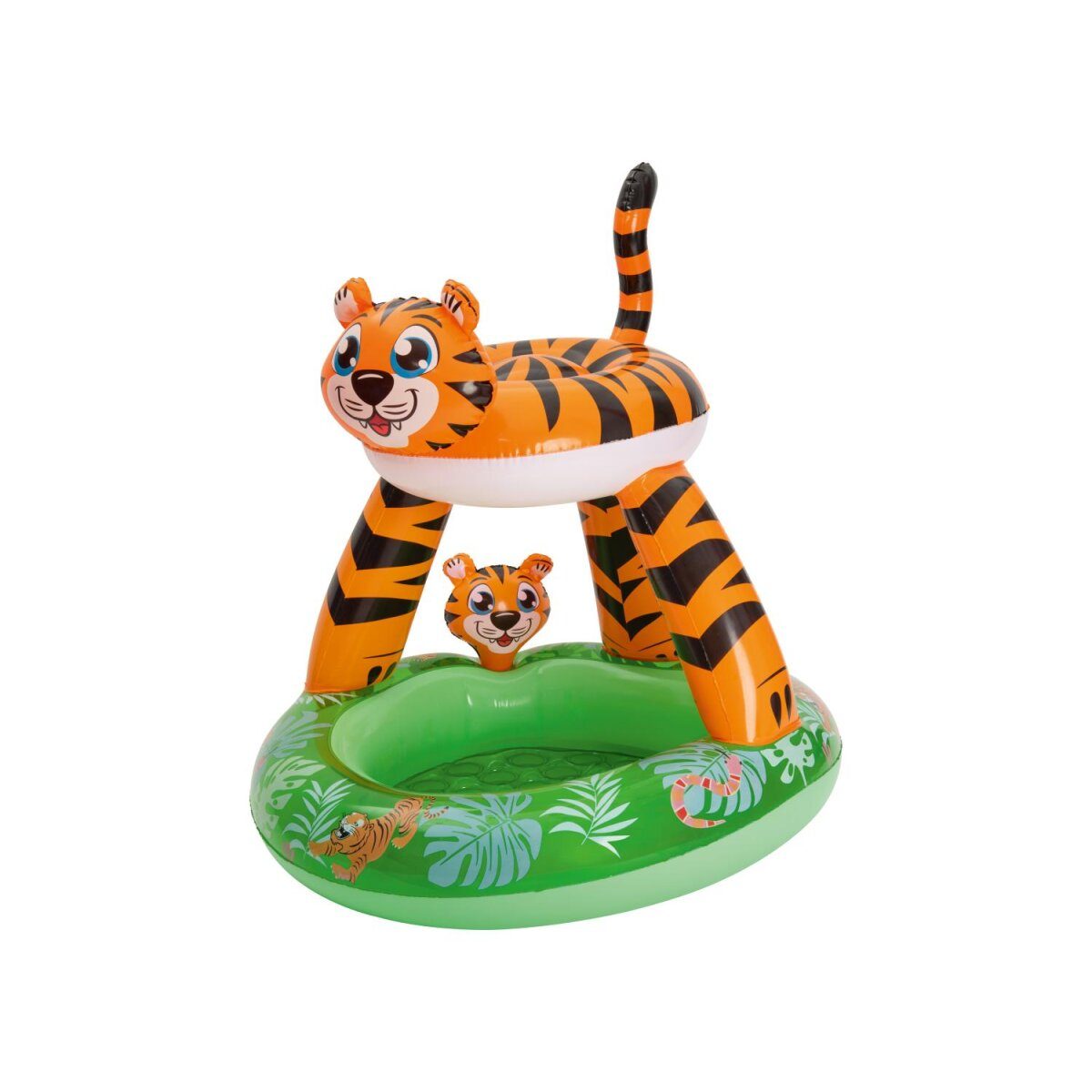 Playtive Kleinkinderplanschbecken mit Dach, 2-teilig