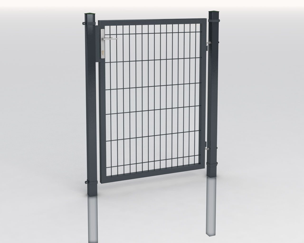 Door garden gate double rod mats garden door garden fence gate fence gate 1.20 m color selection