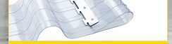 PVC Transparent Plain Strip Curtain for Supermarket Industrial 300mm Width x 3mm Thickness x 25m Length