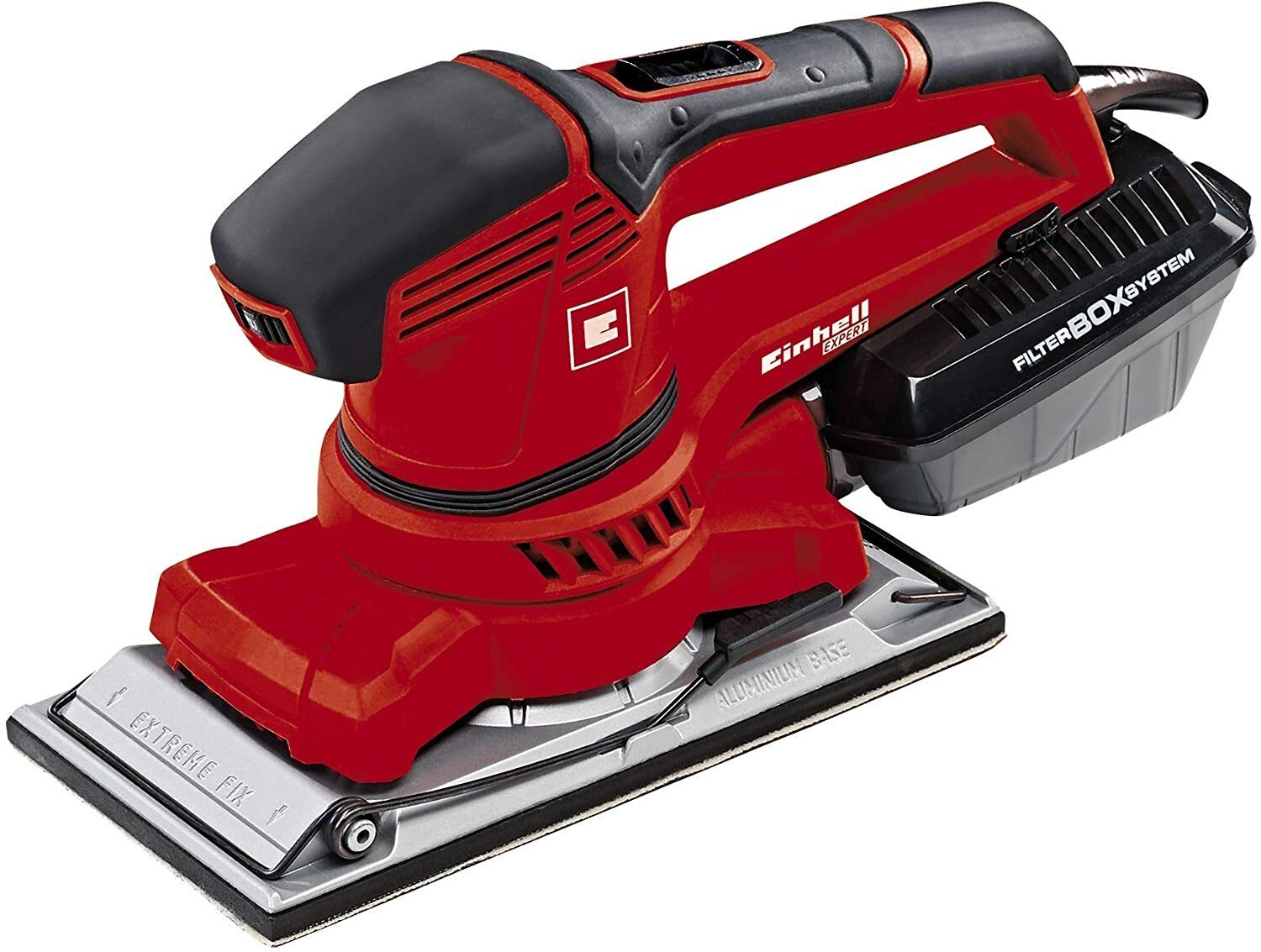 Einhell eccentric sander TE-OS 2520 E (250 W, 115x230 mm, speed control, suction adapter, Velcro sandpaper P120, case)
