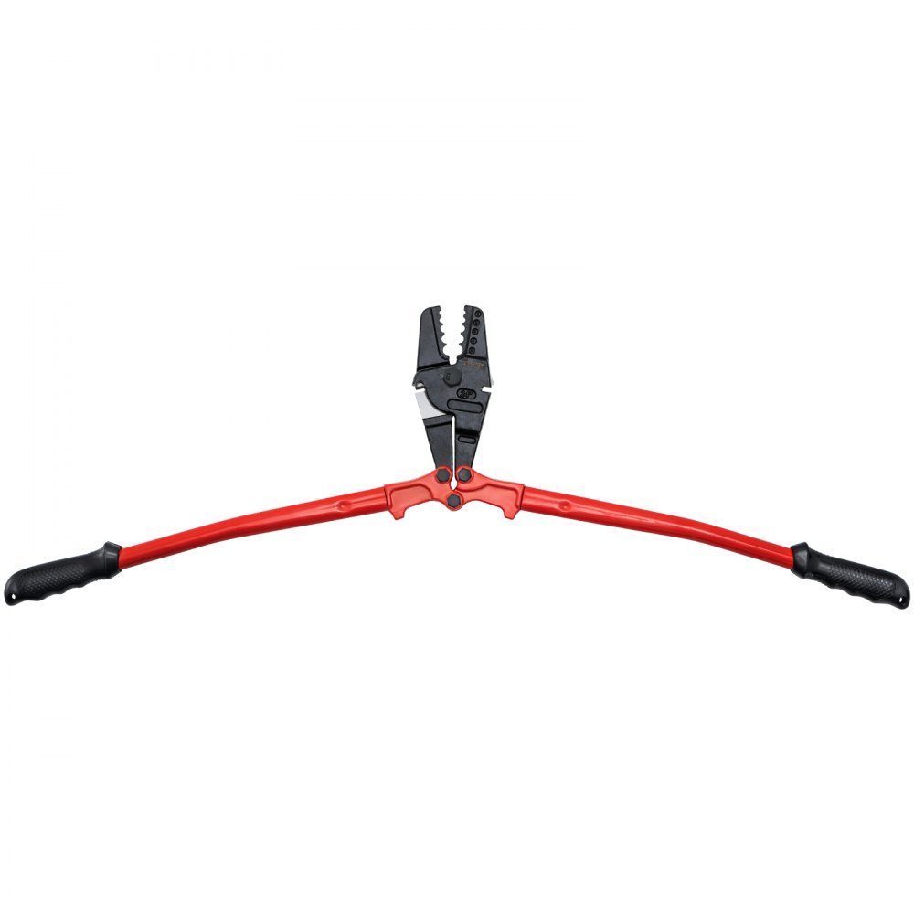 Crimping Tool 24" Crimping Tool Crimping Tool 1/16 3/32 1/8 5/32 3/16" 2 in 1 Tool Crimp Hand Cable Lugs Alloy Crimping Tool