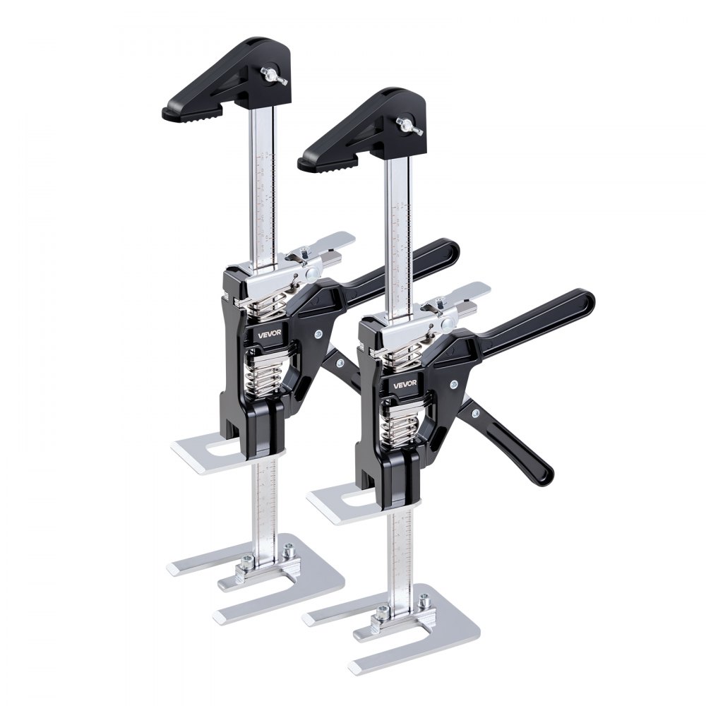 Arbeitssparender Armheber, 2-teilig, 200 kg Tragkraft, Heben bis 235 mm, Handhebegerät mit magnetischer Wasserwaage, 2 Einstellmodi, für Türen, Fenster, Möbel, Holzbearbeitung, Schwarz Arbeitssparender Armheber, 2-teilig, 200 kg Tragkraft, Heben bis 235 mm, Handhebegerät mit magnetischer Wasserwaage, 2 Einstellmodi, für Türen, Fenster, Möbel, Holzbearbeitung, Schwarz