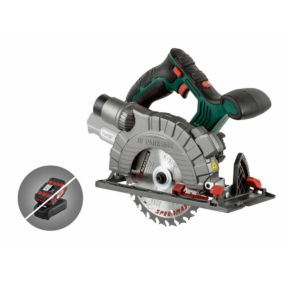 PARKSIDE® cordless circular saw without battery and charger PHKSA 20 A2