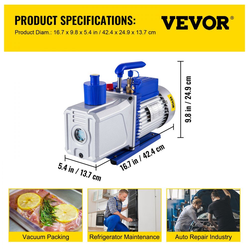 Vacuum pump 220V vacuum pump vacuum device pump 1HP vacuum pump vacuum pump