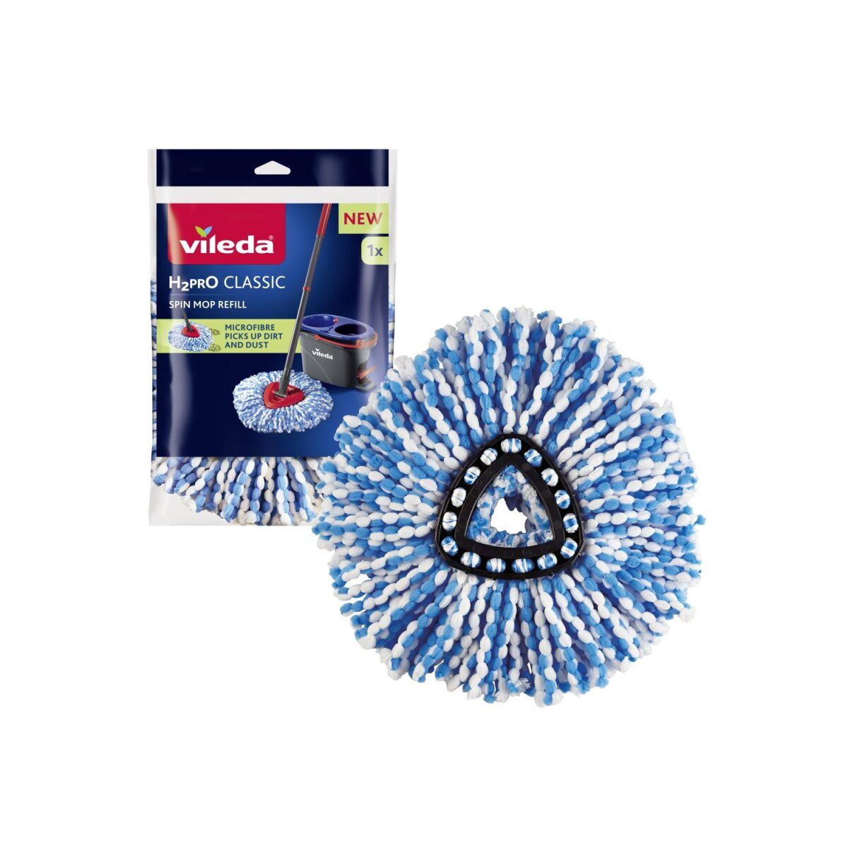 VILEDA H2PrO Spin Mop Replacement Head