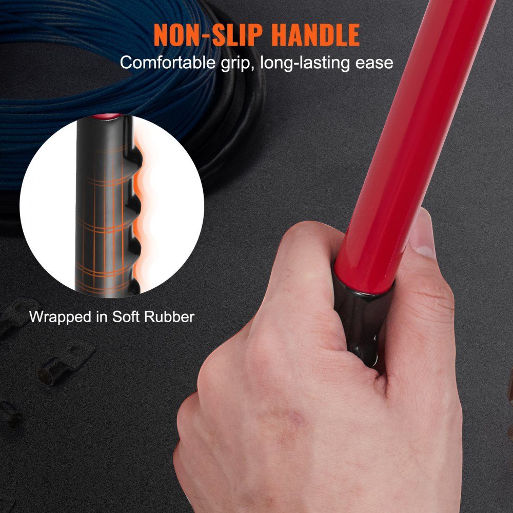 Crimpzange Kabelschuhzange 6-50 mm², Batteriekabel-Crimpzange Batteriepol-Crimpzange, Crimpzange mit 6 Größen & 48 Kupferringverbindern, Kupfer-Ringkabelschuh-Crimpzange Kabelschneider
