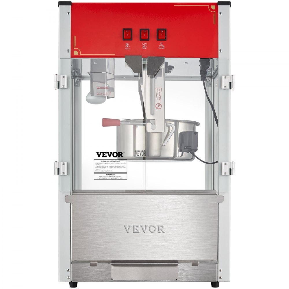 Popcornmachine Popcornmachine Popcornmachine 1440W popcornmachine, 12oz waterkoker voor 80 kopjes per lading, popcornmachine op aanrecht met gehard glas, 3 roestvrijstalen scoops Cinema Popcornmachine Popcornmachine Popcornmachine 1440W popcornmachine, 12oz waterkoker voor 80 kopjes per lading, popcornmachine op aanrecht met gehard glas, 3 roestvrijstalen scoops Cinema