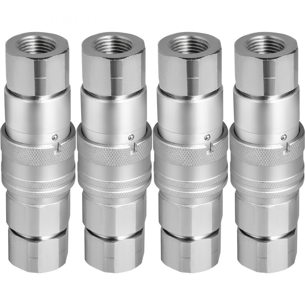 Coupleur rapide hydraulique 3/4NPT, coupleur hydraulique 3/4 corps, 20,7 MPa, coupleur hydraulique, coupleur rapide, 106 L/min, coupleur rapide hydraulique (ISO 16028)