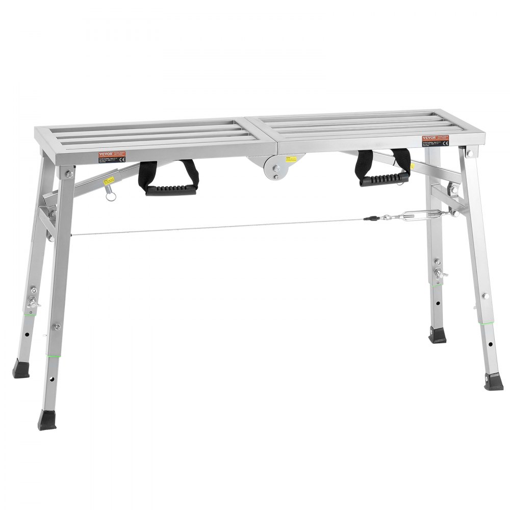 Arbeitsplattform, 500–740 mm, klappbare Trittleiter aus legiertem Stahl, tragbare Arbeitsplattform, Tragfähigkeit 180 kg, Trittbankhocker zum Malen, Trockenbau, Reinigen, Waschen Arbeitsplattform, 500–740 mm, klappbare Trittleiter aus legiertem Stahl, tragbare Arbeitsplattform, Tragfähigkeit 180 kg, Trittbankhocker zum Malen, Trockenbau, Reinigen, Waschen