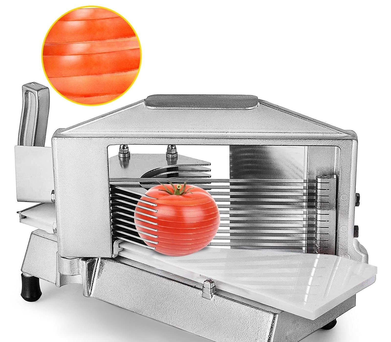 Tomatenschneider Tomatenscheiben mit abgewinkelten Edelstahlklingen