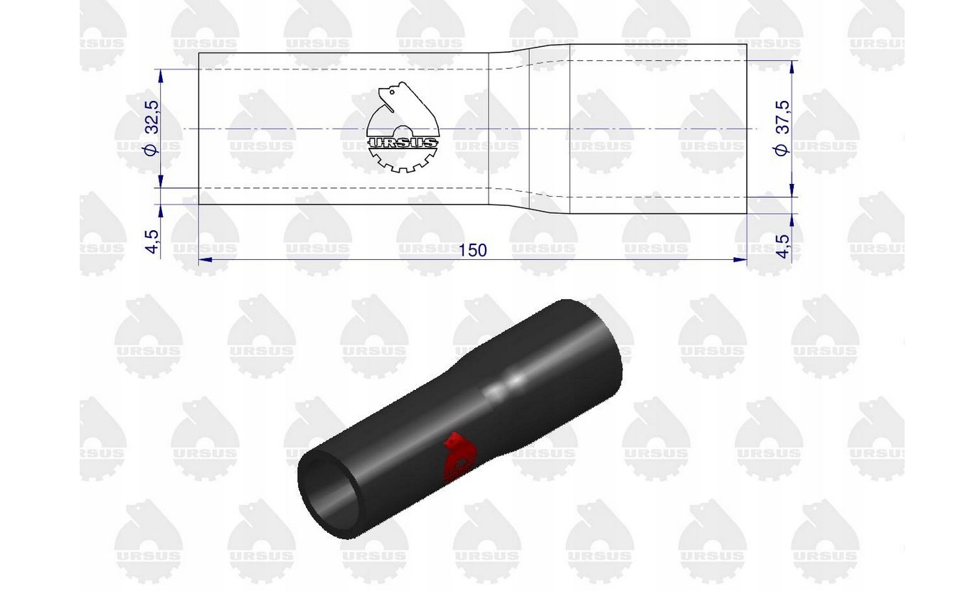 Jeu de pantalons de radiateur C-360 ORIGINAL URSUS
