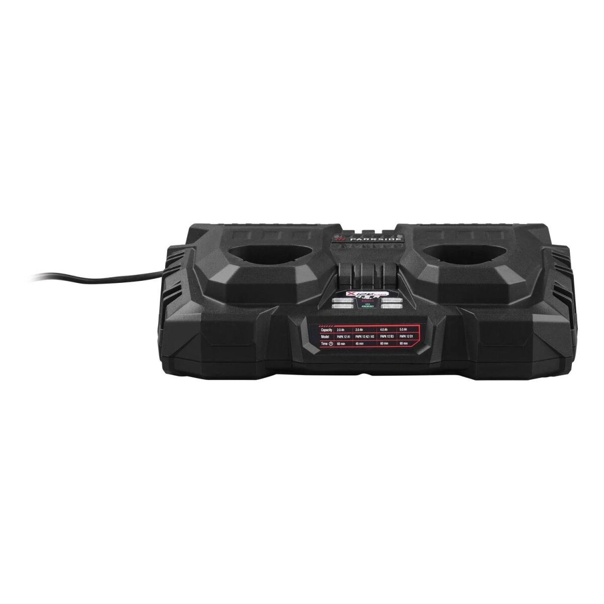 PARKSIDE® 12 V / 2 x 4,5 A / Doppel-Ladegerät »PDSLK 12 B2«, ohne Akkus