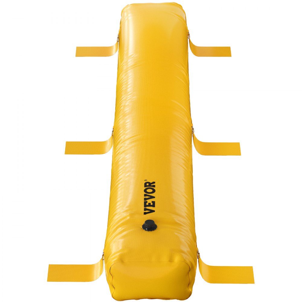 Flood Bags, Reusable PVC Water Drain Pipes, Lightweight, with Excellent Waterproof Effect, Used for Doors, Garages, Yellow